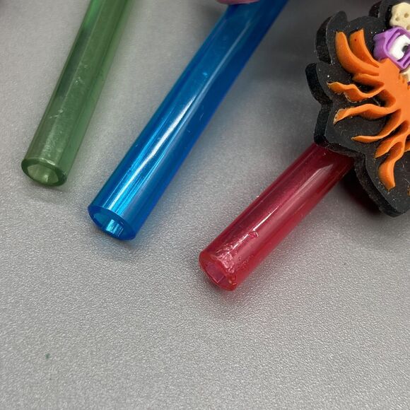 Vintage Crazy Twisty Straws Lot of 5 Disney Warner Bros Applause 90s Rugrats - Picture 16 of 16